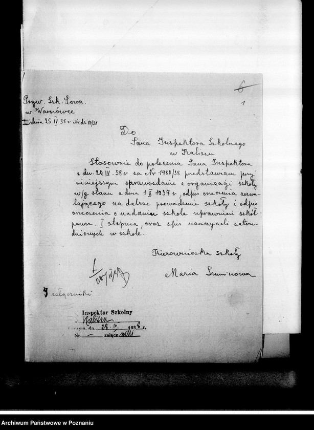 Obraz 5 z jednostki "Prywatna Szkoła Powszechna A. Wyganowskiej w Warszówce powiat Kalisz"