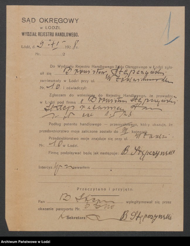 Obraz 3 z jednostki "Bronisław Stępczyński – sklep rzeźniczy"