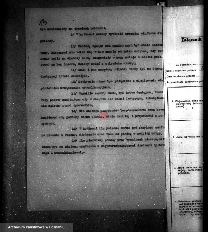 Obraz 17 z jednostki "Zatwierdzenie zakładu przemysłowego /elektrowni/ Fundacji Sułkowskich w Rydzynie"