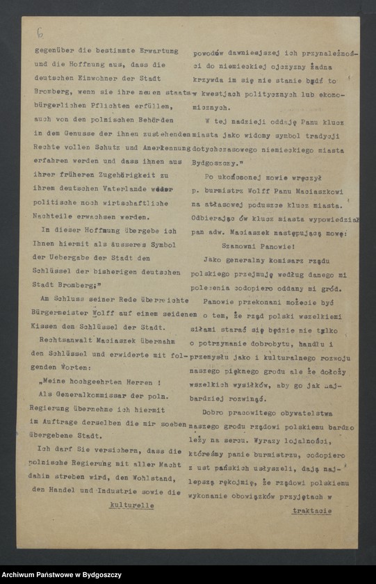 image.from.unit.number "Przejęcie miasta przez rządy polskie"