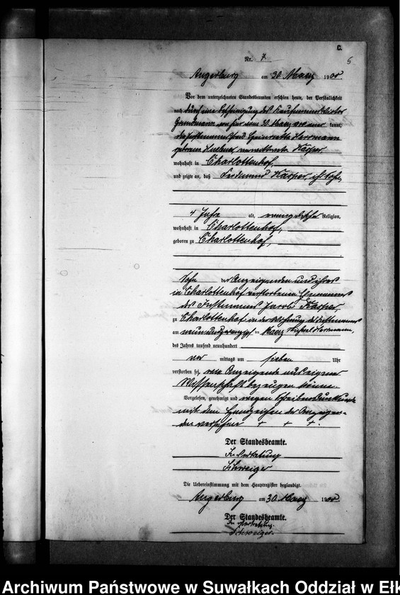 image.from.unit.number "Sterbe-Neben-Register des Preussischen Standes-Amtes Gr. Strengeln Kreis Angerburg"