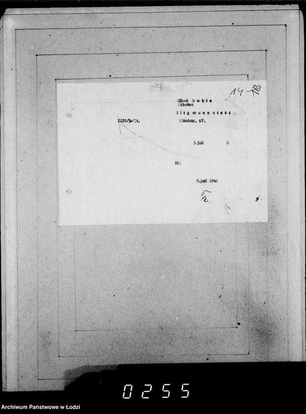 Obraz 18 z jednostki "161-195 [Wnioski ludności nieżydowskiej wysiedlonej z Getta o zwrot rzeczy pozostawionych w dawnym miejscu zamieszkania]"