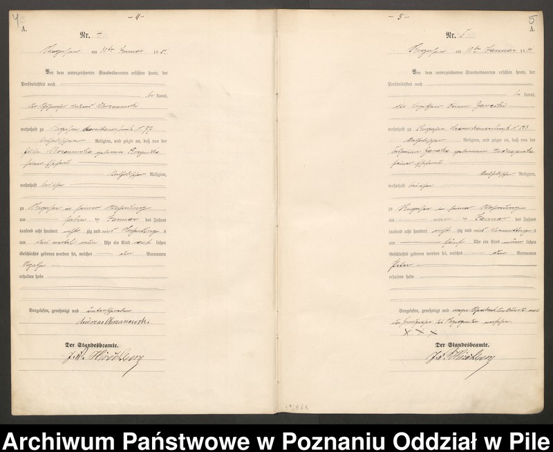 Obraz 5 z jednostki "Księga urodzeń"