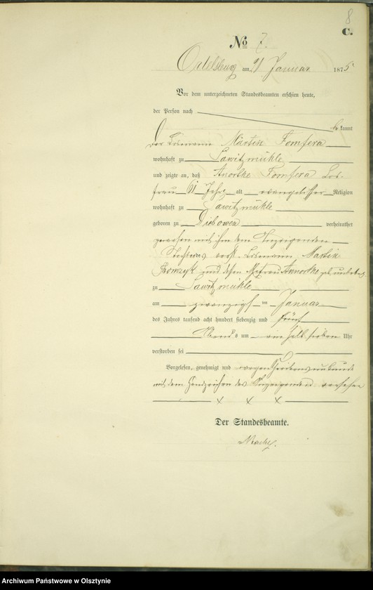 image.from.unit.number "Haupt-Sterbe-Register Nr 1 - 78"