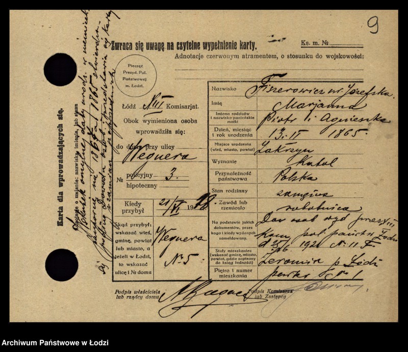 image.from.unit.number "[Spis ludności Łodzi] Fiszerman - Flaszek"