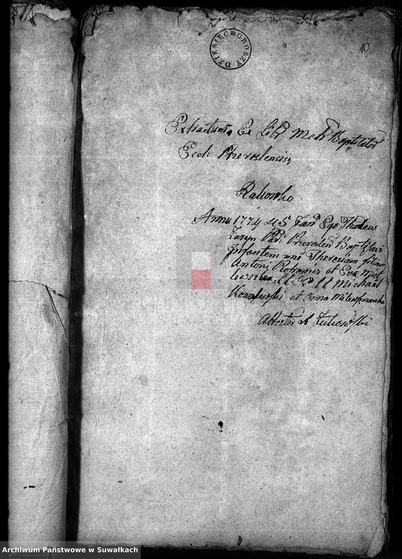 Obraz 9 z jednostki "Akta Stanu Cywilnego wyznania rzymsko-katolickiego w Filipowie Dokumenty do akt małżeństw"