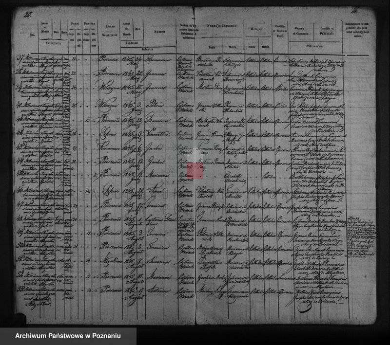 Obraz 13 z jednostki "Duplicat copulatorum, baptisatorum, mortuorum"