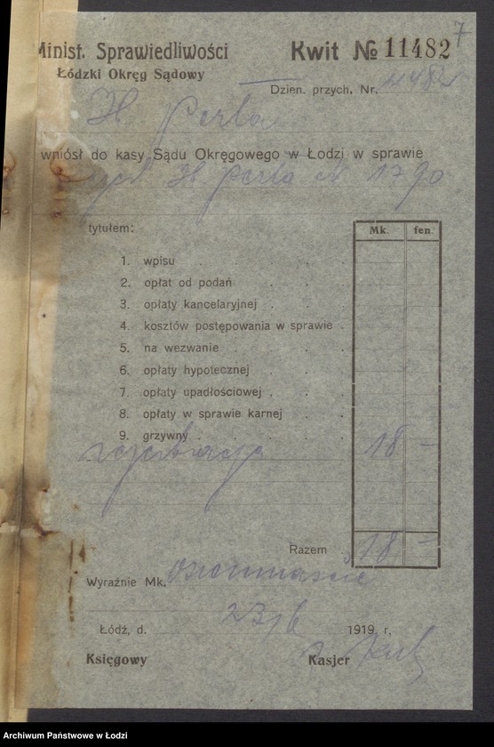 Obraz 9 z jednostki "Hirsz Perła- księgarnia"