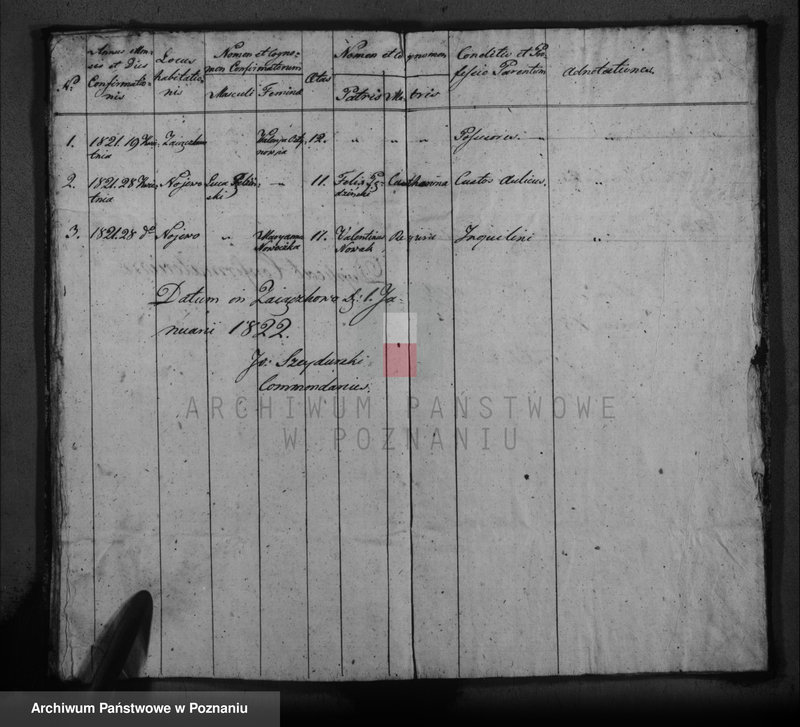 image.from.team "Akta stanu cywilnego Parafii Rzymskokatolickiej Zajączkowo (pow. szamotulski)"