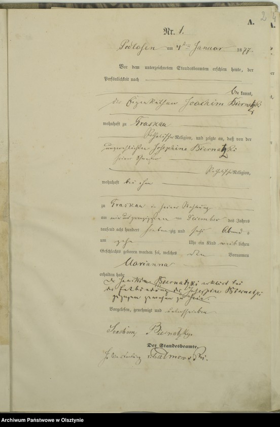 image.from.unit.number "Geburts-Haupt-Register Nr 1 - 43"