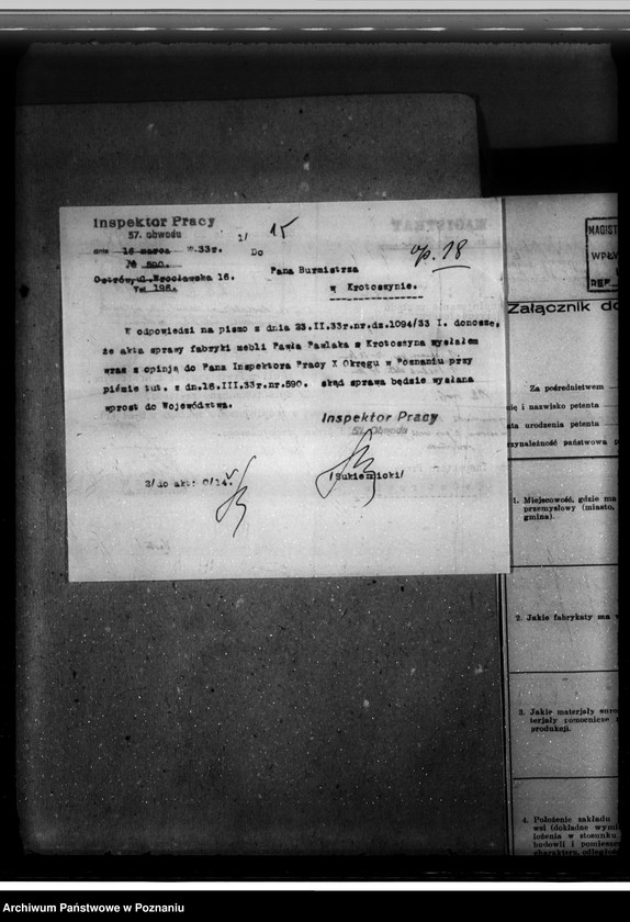 image.from.unit.number "Zatwierdzenie fabryki mebli P. Pawlaka w Krotoszynie"