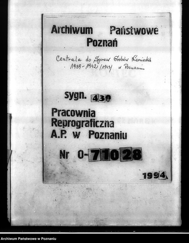 Obraz 18 z jednostki "Thorner Liste der Ermordeten und Vermissten (Toruń)"