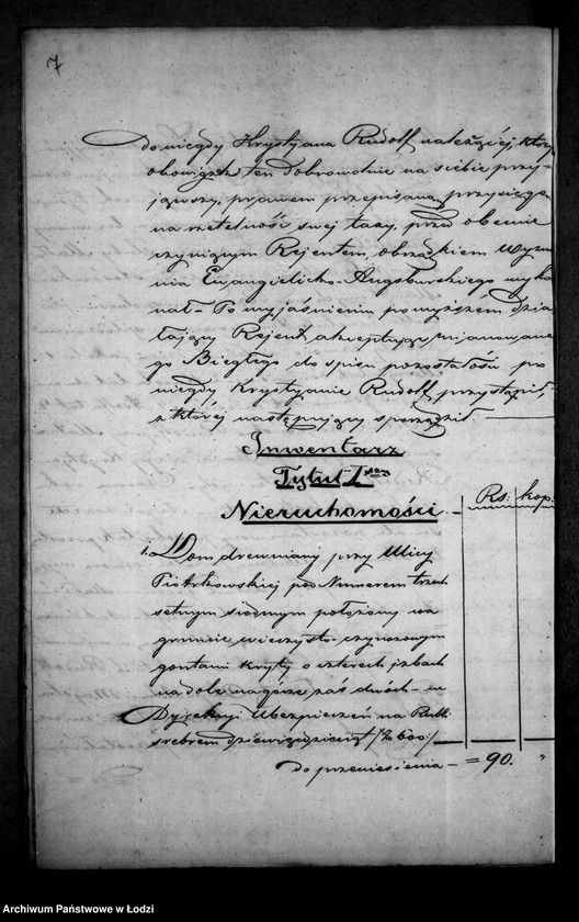 Obraz 11 z jednostki "Akta tyczące się ustanowienia opieki nad nieletnimi po zmarłym Krystianie Rudolf"