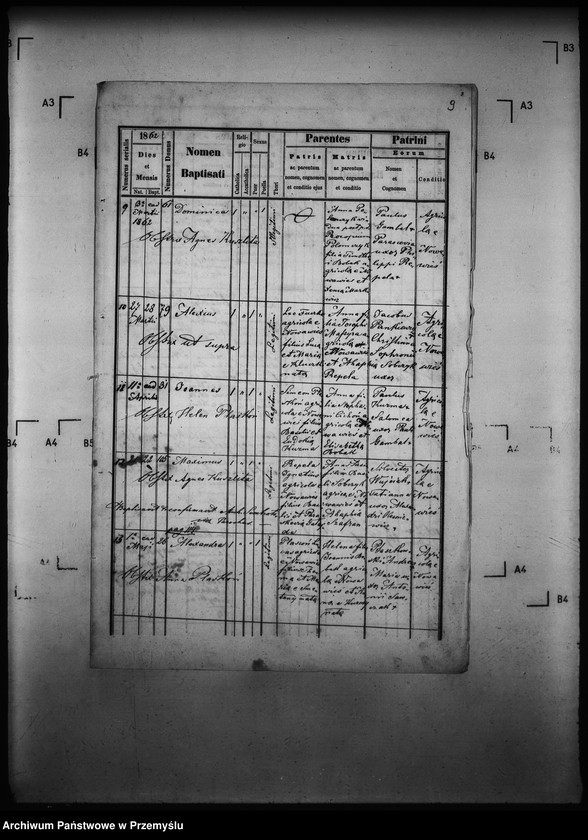 Obraz 14 z jednostki "[Kopie ksiąg metrykalnych parafii Nowa Wieś z filią Łosie (dekanat Muszyna)]"