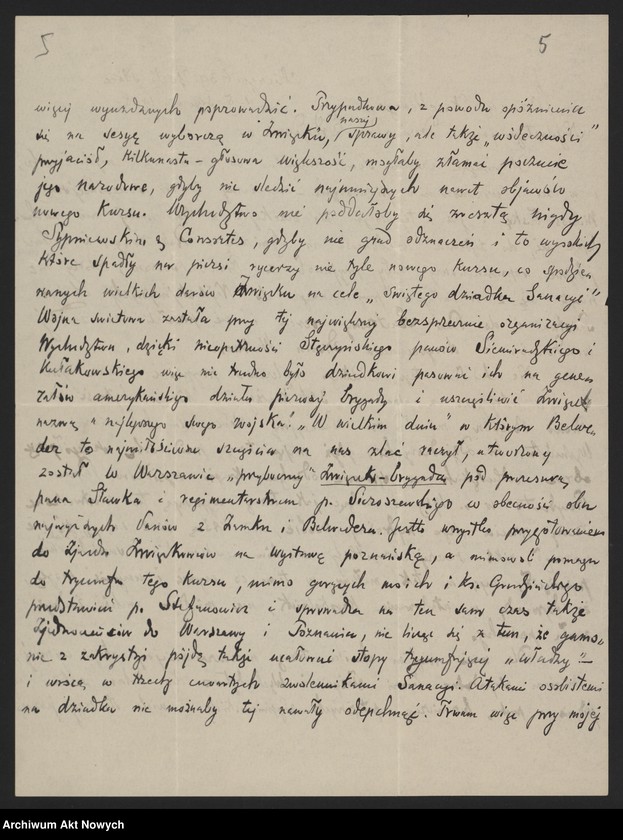 image.from.unit.number "Orłowski Józef; Załączniki: 1) wycinki prasowe; 2) "Copies of grutings to mr. Paderewski", II 1928 r. (maszynopis); 3) list J. Orłowskiego do Ernesta Gorwers