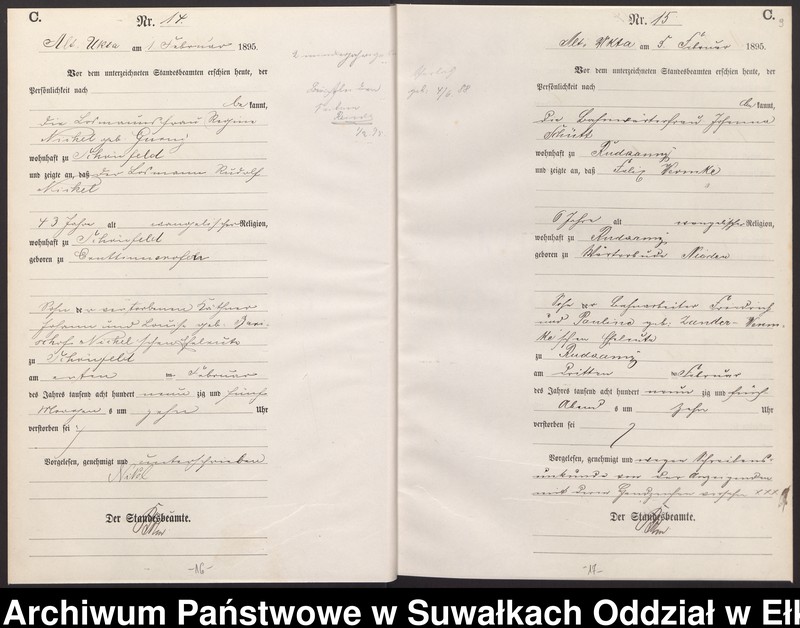 image.from.unit.number "Sterbe-Haupt-Register des Königlichen Preussischen Standes-Amtes Alt Ukta Kreis Sensburg"