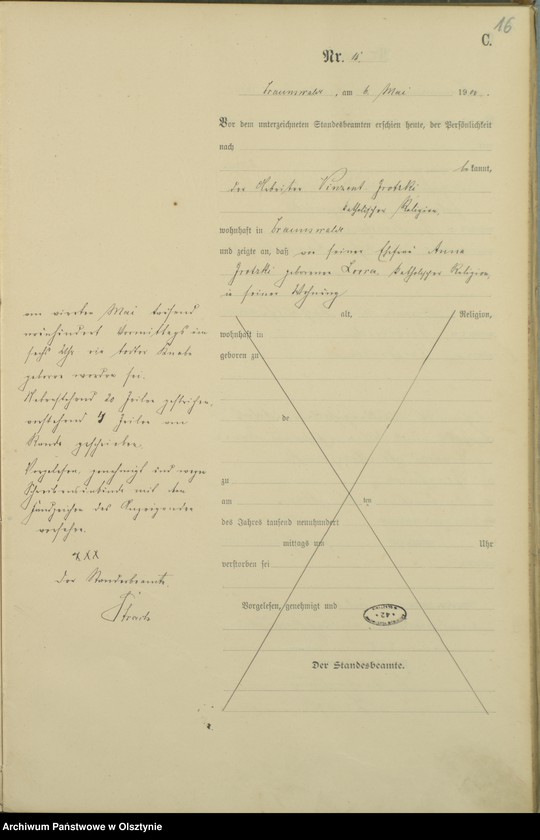 image.from.unit.number "Sterbe-Haupt-Register Nr 1 - 65"