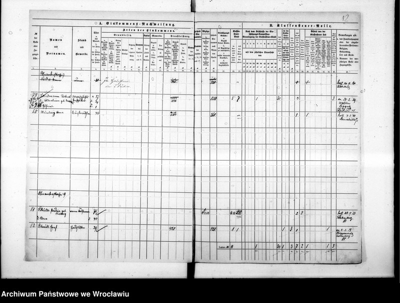 image.from.unit.number "Klassensteuerrolle nebst Eikommens - Nachweisung"