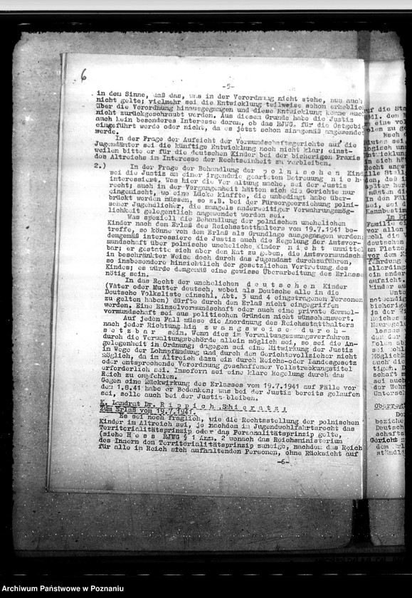 Obraz 10 z jednostki "Besprechungen einer Ministerialkommission über öffentliche Fürsorge und Jugendwohlfahrt in Kalisch"