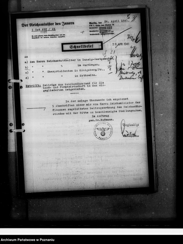 Obraz 10 z jednostki "Einführung des Reichsnährstandsgesetzes"