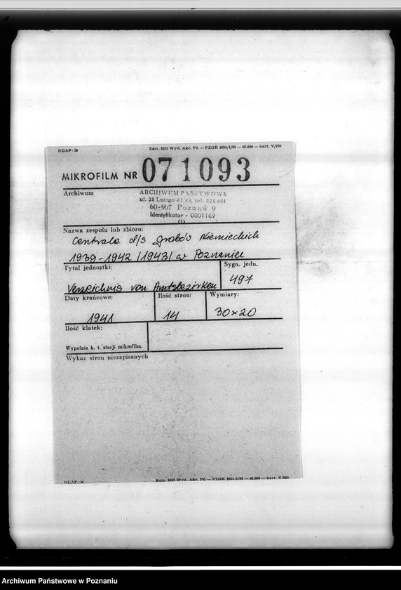 Obraz 2 z jednostki "Verzeichnis von Amtsbezirken"