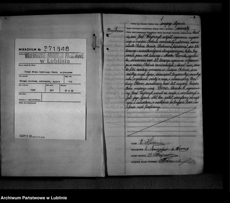 Obraz 3 z jednostki "Alegaty do ksiąg urodzeń, małżeństw i zgonów z lat 1847 - 1848"