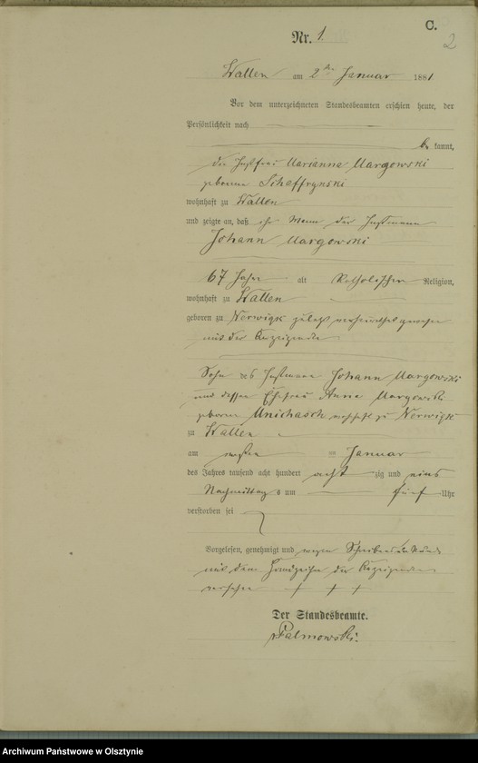 image.from.unit.number "Sterbe-Haupt-Register Nr 1 - 27"