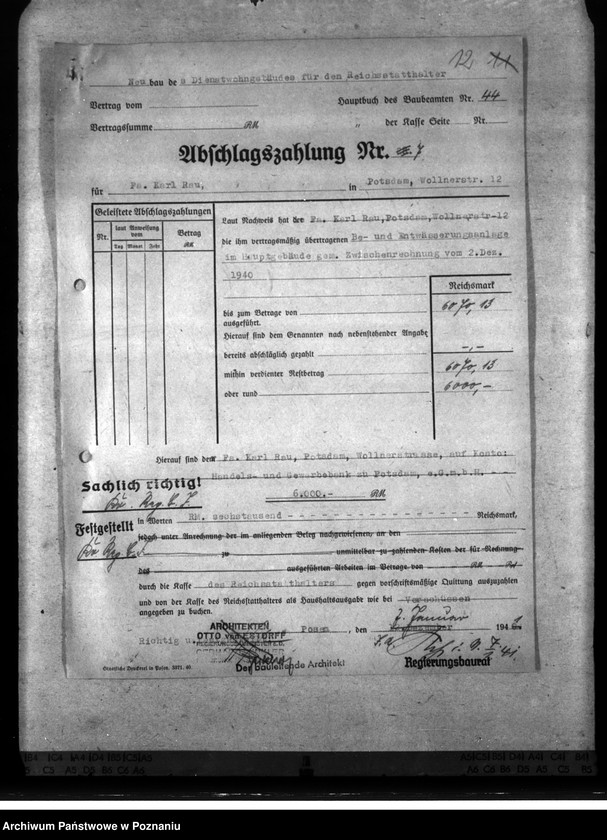 Obraz 16 z jednostki "Dienstwohngebäude des Reichsstatthalters Posen - nad jeziorem Góreckim"