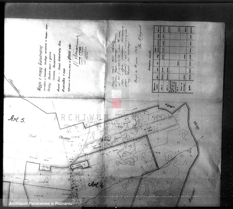 Obraz 13 z jednostki "Majątek Obudno powiatu żnińskiego wyłączenie z art.4/5 ustawy o wykonaniu reformy rolnej"