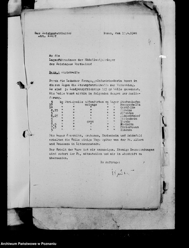 Obraz 8 z jednostki "Okólniki i zarządzenia dla Landjahrlager"