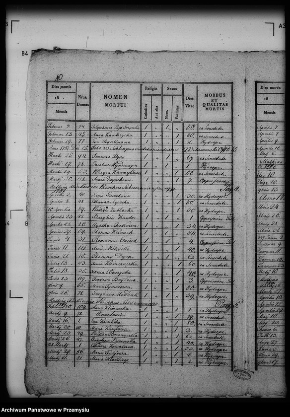 Obraz 14 z jednostki "[Kopie ksiąg metrykalnych parafii Siebieczów z filią Leszczaków (dekanat Bełz)]"