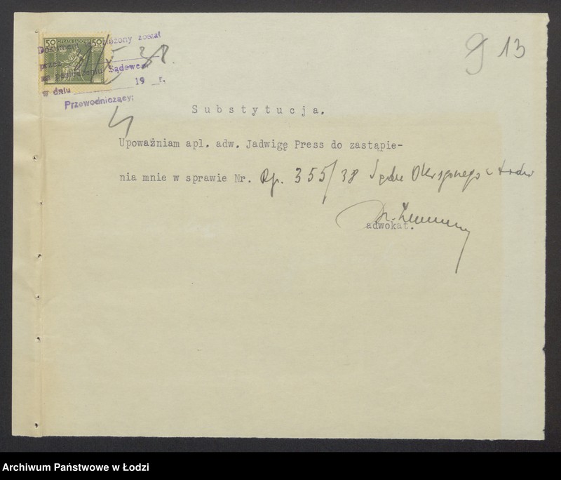 Obraz 15 z jednostki "Michał Lajb Winter- sprzedaż towarów bawełnianych i półwełnianych"