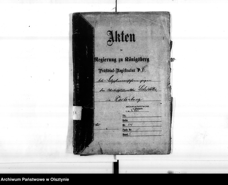 image.from.unit.number "Disciplinarverfahren gegn den Winterschuldirektor Schöttler in Rastenburg"