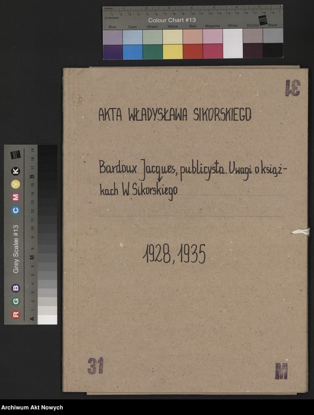 image.from.unit.number "Bardoux Jacques, publicysta.  Uwagi o książkach Władysława Sikorskiego."