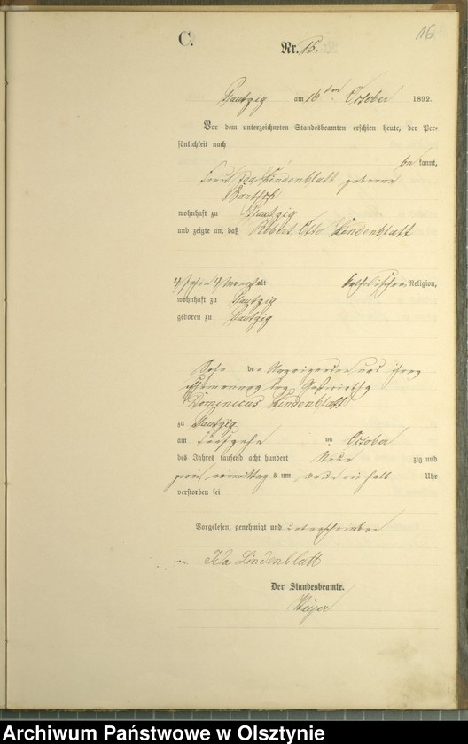 image.from.unit.number "Sterbe-Haupt-Register Nr 1 - 30"