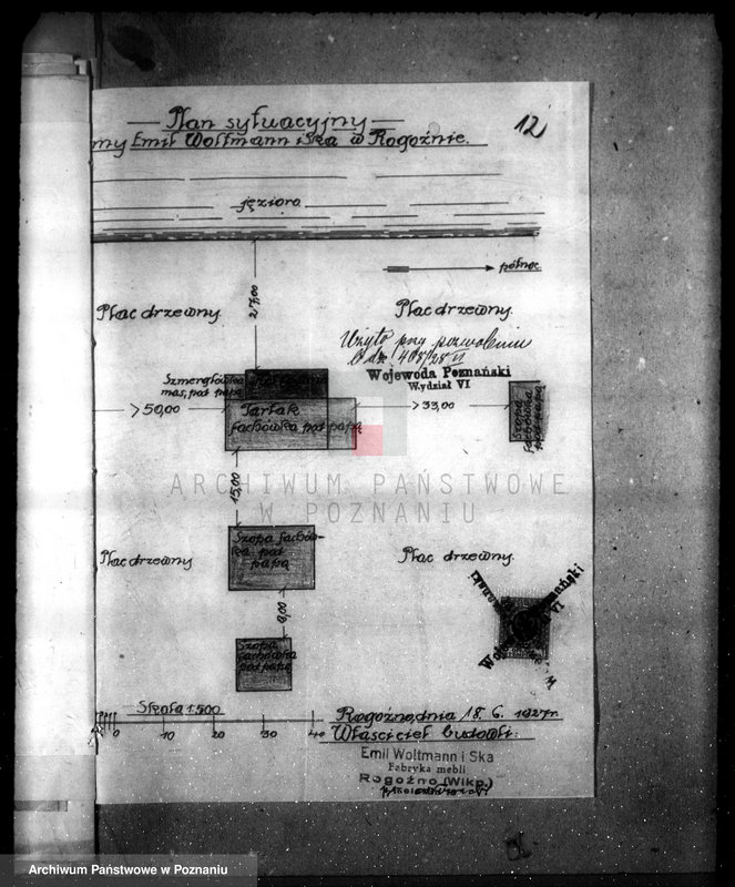Obraz 17 z jednostki "Tartak parowy Emil Woltmann i Ska. w Rogoźnie pow. obornicki nr woj. kotła 2518"