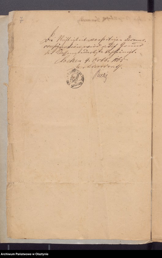 image.from.unit.number "Beläge zur Widminnenschen Kirchen Kassen Rechnung pro 1865"