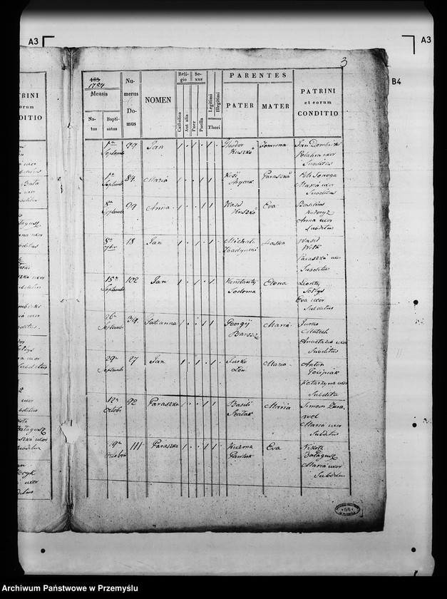 Obraz 7 z jednostki "[Kopie ksiąg metrykalnych parafii Tuczapy z filią Zbadyn (dekanat Jaworów)]"