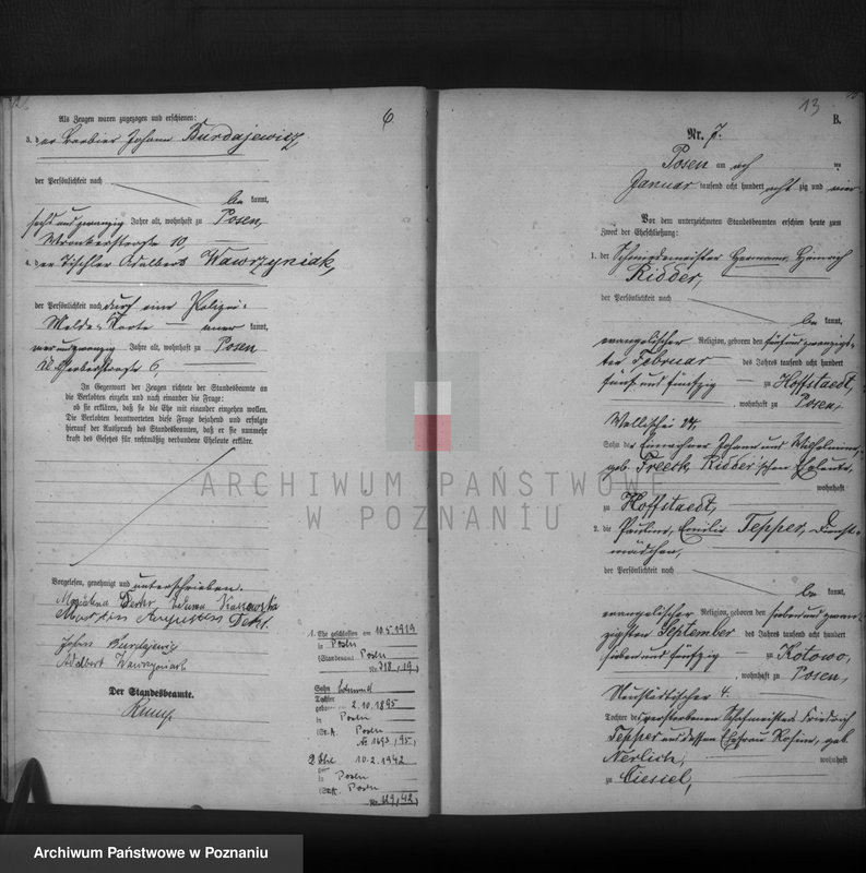 Obraz 8 z jednostki "Księga małżeństw t. I"