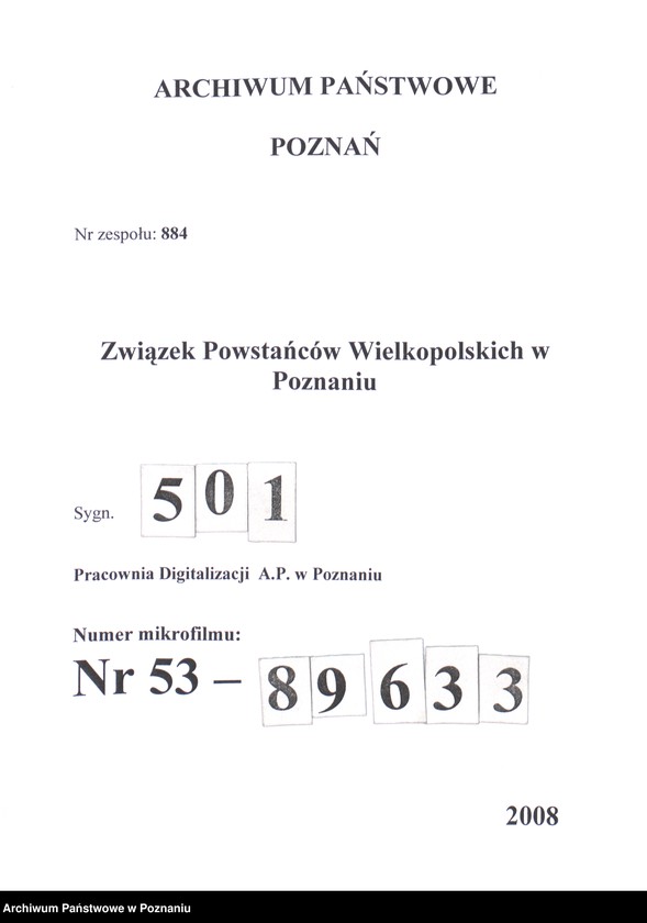 Obraz 1 z jednostki "Powstaniec Wielkopolski - nieznany."