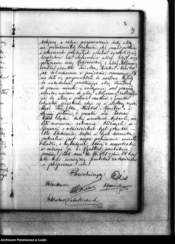 Obraz 11 z jednostki "[Protokoły posiedzeń członków Sekcji]"