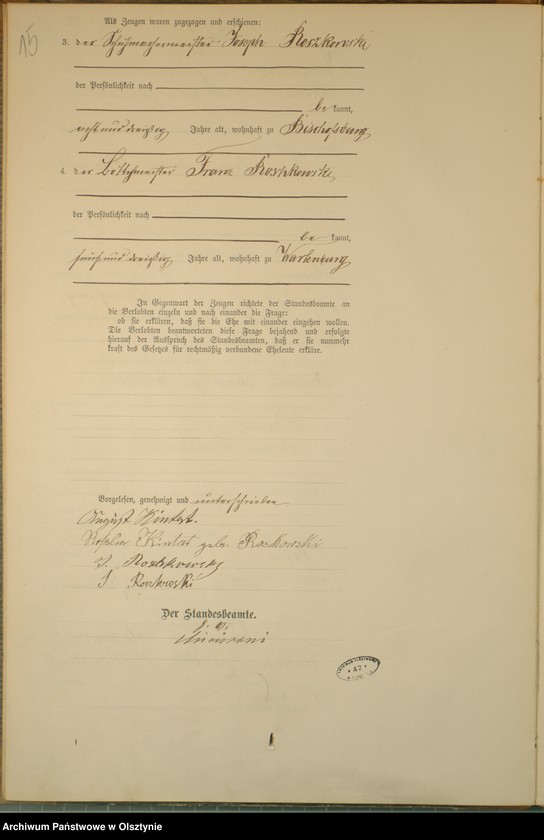 image.from.unit.number "Heiraths-Haupt-Register Nr 1 - 45"