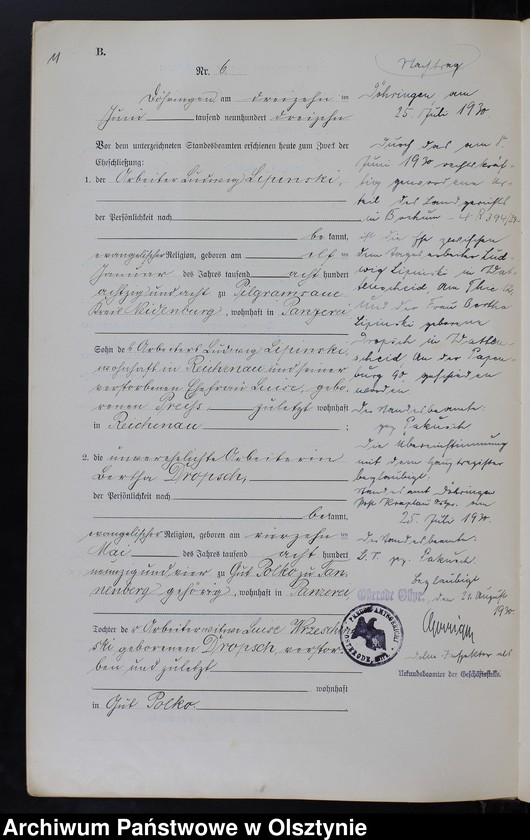 image.from.unit.number "Heirats-Neben-Register Nr 1-14"