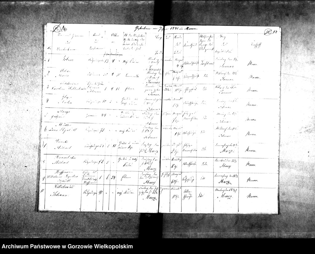 image.from.unit.number "Duplikate der Kirchenbücher von der Parochie Morrn: Morrn (Murzynowo), Alexandersdorf (Gościnowo), Johanneswunsch (Dobrojewo)"