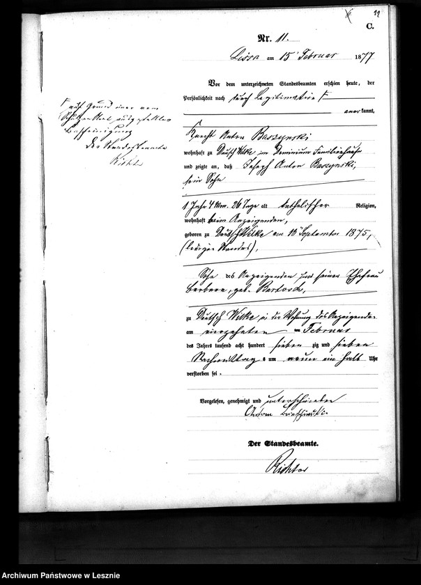 Obraz 14 z jednostki "[Księga zgonów - wieś]"