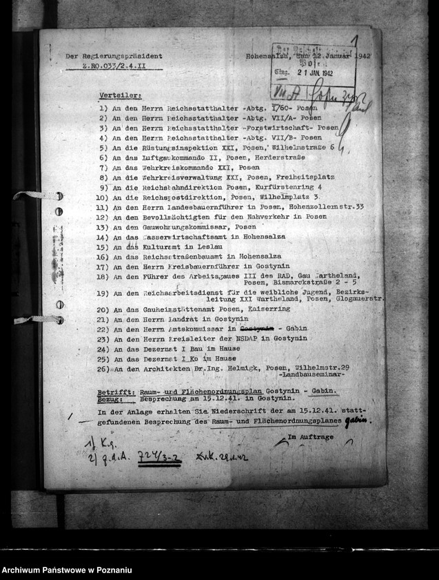 Obraz 5 z jednostki "Wirtschaftsplan Gostynin und Gąbin"