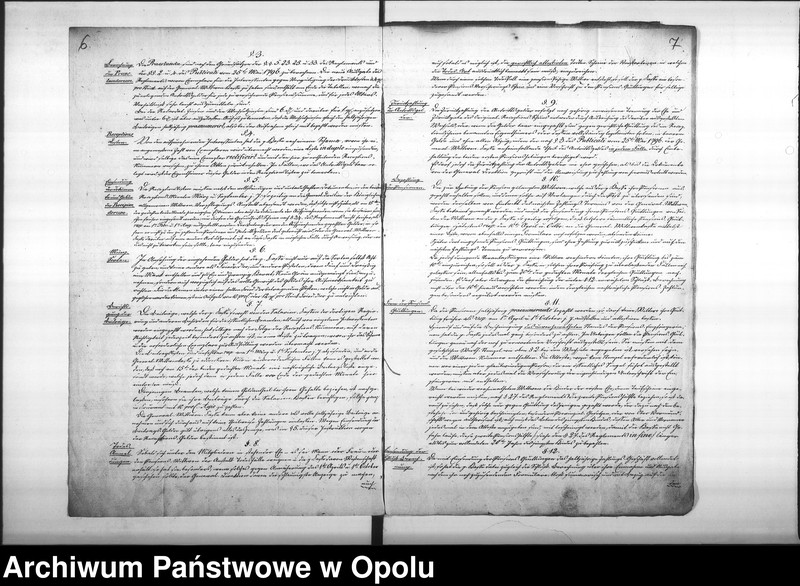 Obraz 9 z jednostki "Acta Generalia die Allgemeine Wittwen-Verpflegungs-Anstalt in Berlin, so wie die deshalb erlassenen Verordnungen und Bestimmungen, betreffend. Vol. I de anno 1818"