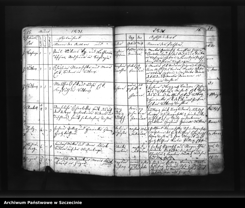 image.from.unit.number "Kirchen-Buch von den Gebornen und Getauften der Parochie Schmolsin (Smołdzino, słup.) angef. D. 1n.Octbr. 1830."