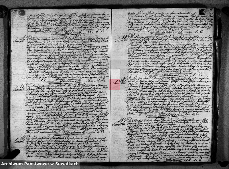image.from.unit.number "Duplikat Akt Urzędnika Stanu Cwilnego Wyznania Mojżeszowego Okręgu Suwalskiego i Jeleniewskiego do zapisywania Urodzonych, Zaślubionych i Zmarłych z roku 1859"