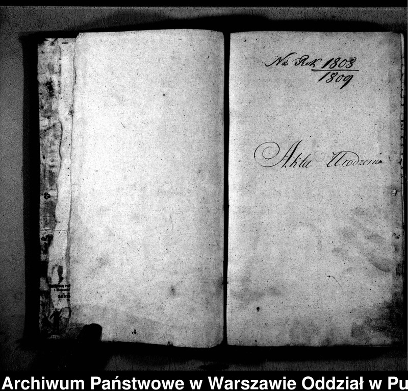 Obraz z zespołu "Akta stanu cywilnego gminy Jasienica"